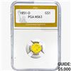 Image 1 : 1851-O Rare Gold Dollar PGA MS63