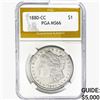 Image 1 : 1880-CC Morgan Silver Dollar PGA MS66