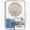 Image 2 : 1880-CC Morgan Silver Dollar PGA MS66