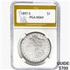 Image 1 : 1897-S Morgan Silver Dollar PGA MS64