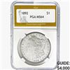 Image 1 : 1892 Morgan Silver Dollar PGA MS64