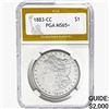 Image 1 : 1883-CC Morgan Silver Dollar PGA MS65+