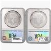Image 2 : 1990-2001 [2] $1 ASE 1 OZ PGA MS69-70