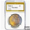 1883-S Morgan Silver Dollar PGA MS63