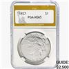 1927 Silver Peace Dollar PGA MS65