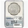 Image 2 : 1883-CC Morgan Silver Dollar PGA MS65