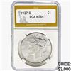 Image 1 : 1927-D Silver Peace Dollar PGA MS64