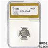 Image 1 : 1837 Seated Liberty Half Dime PGA MS64