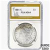 Image 1 : 1881-S Morgan Silver Dollar PGA MS64