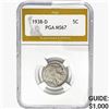 Image 1 : 1938-D Buffalo Nickel PGA MS67