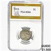 Image 1 : 1915 Buffalo Nickel PGA MS66