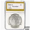 Image 1 : 1883-O Morgan Silver Dollar PGA MS64