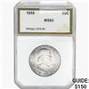 Image 1 : 1955 Franklin Half Dollar PCI MS63