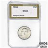 Image 1 : 1935 Washington Silver Quarter PCI MS65