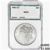 Image 1 : 1883-CC Morgan Silver Dollar PCI MS65
