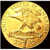 Image 2 : 1915-S Pan-Pac $2.50 Gold Quarter Eagle CHOICE BU