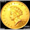 Image 1 : 1855-O Rare Gold Dollar UNCIRCULATED