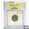 Image 1 : 1877 Indian Head Cent USCG G4