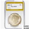 Image 1 : 1882-CC Morgan Silver Dollar PGA MS65