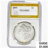 Image 1 : 1899 Morgan Silver Dollar PGA MS65
