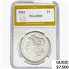 Image 1 : 1901 Morgan Silver Dollar PGA MS61
