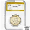 Image 1 : 1953 Franklin Half Dollar PGA PR65