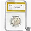 Image 1 : 1930 Standing Liberty Quarter PGA MS64