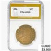 Image 1 : 1826 Capped Bust Half Dollar PGA MS60