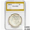 Image 1 : 1900-S Morgan Silver Dollar PGA MS62