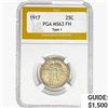 Image 1 : 1917 Standing Liberty Quarter PGA MS63 FH, TY 1