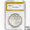 Image 1 : 1892-O Morgan Silver Dollar PGA MS63+