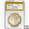 Image 1 : 1878 REV 79 Morgan Silver Dollar PGA MS63