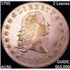 Image 1 : 1795 2 Leaves Flowing Hair Dollar CLOSELY UNCIRCULATED