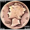 Image 1 : 1916-D Mercury Dime LIGHTLY CIRCULATED
