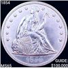Image 1 : 1854 Seated Liberty Dollar GEM BU