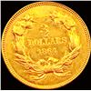 Image 2 : 1864 $3 Gold Piece CHOICE AU