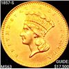 Image 1 : 1857-S Rare Gold Dollar CHOICE BU