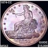 Image 1 : 1874-CC Silver Trade Dollar CHOICE BU