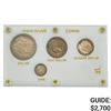 Image 1 : 1883 Hawaiian Coins Collection [10C-$1]