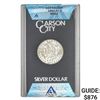 Image 1 : 1883-CC Morgan Silver Dollar ANACS MS62 GSA