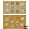 Image 1 : 1957 U.S. Mint Set [20 Coins 1C-50C]