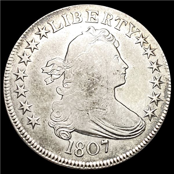 1807 Draped Bust Half Dollar LIGHTLY CIRCULATED