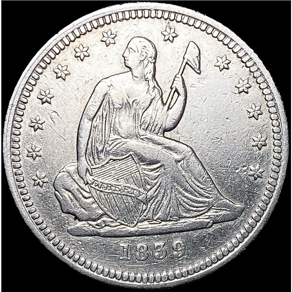 1839 Seated Liberty Quarter UNCIRCULATED