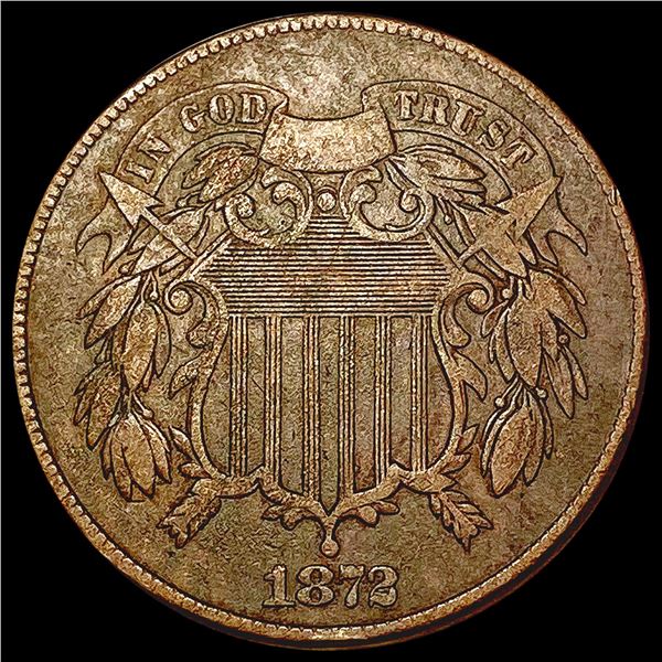 1872 Two Cent Piece LIGHTLY CIRCULATED