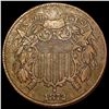 Image 1 : 1872 Two Cent Piece LIGHTLY CIRCULATED