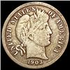 Image 1 : 1903-S Barber Dime NICELY CIRCULATED
