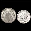 Image 1 : [2] 1883&1918-D 1 5C, 1 10C CHOICE AU
