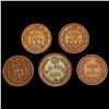 Image 2 : [5] 1863/1864 Varied CW Tokens HIGH GRADE