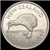 Image 2 : 1946 New Zealand One Florin CHOICE BU
