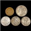 Image 1 : 1800-1933 US Type Coinage Lot [5 Coins] HIGH GRADE